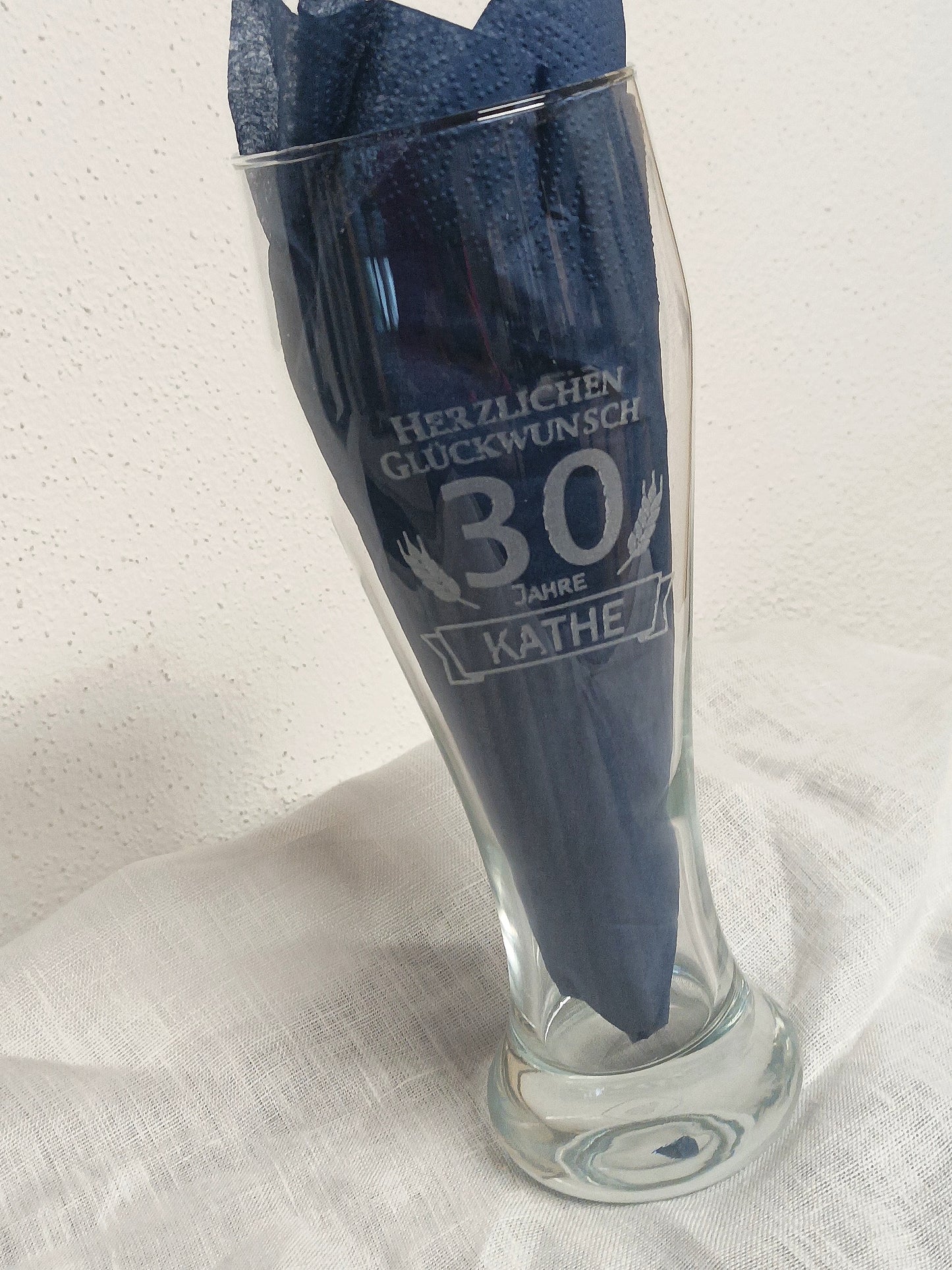 Weizenglas - Herzlichen Glückwunsch