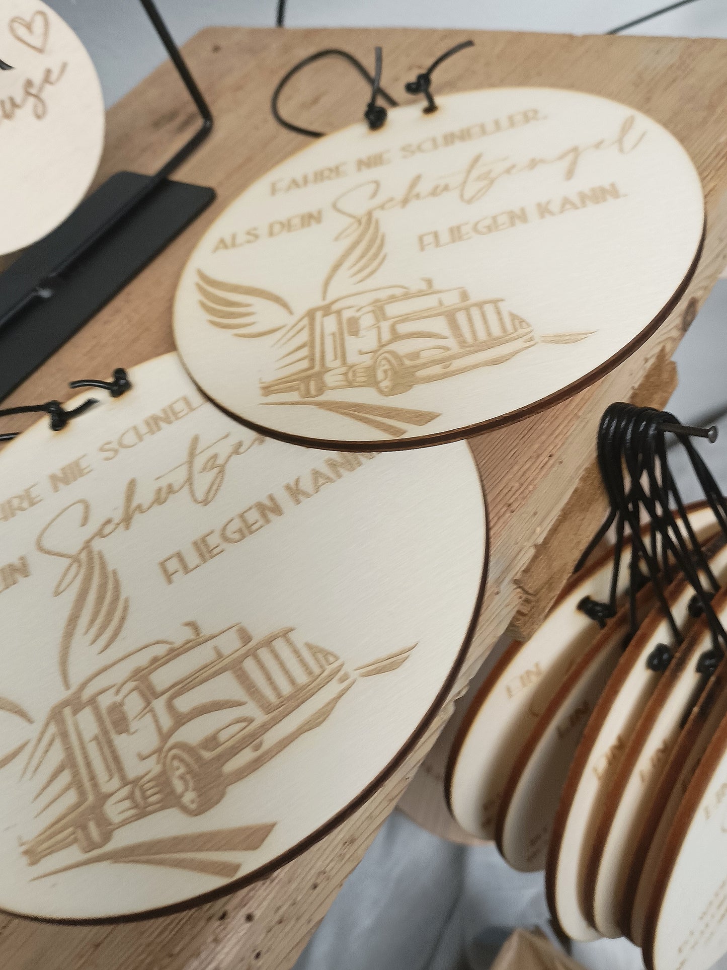 Scheibe - Fahre nie schneller als dein Schutzengel fliegen kann