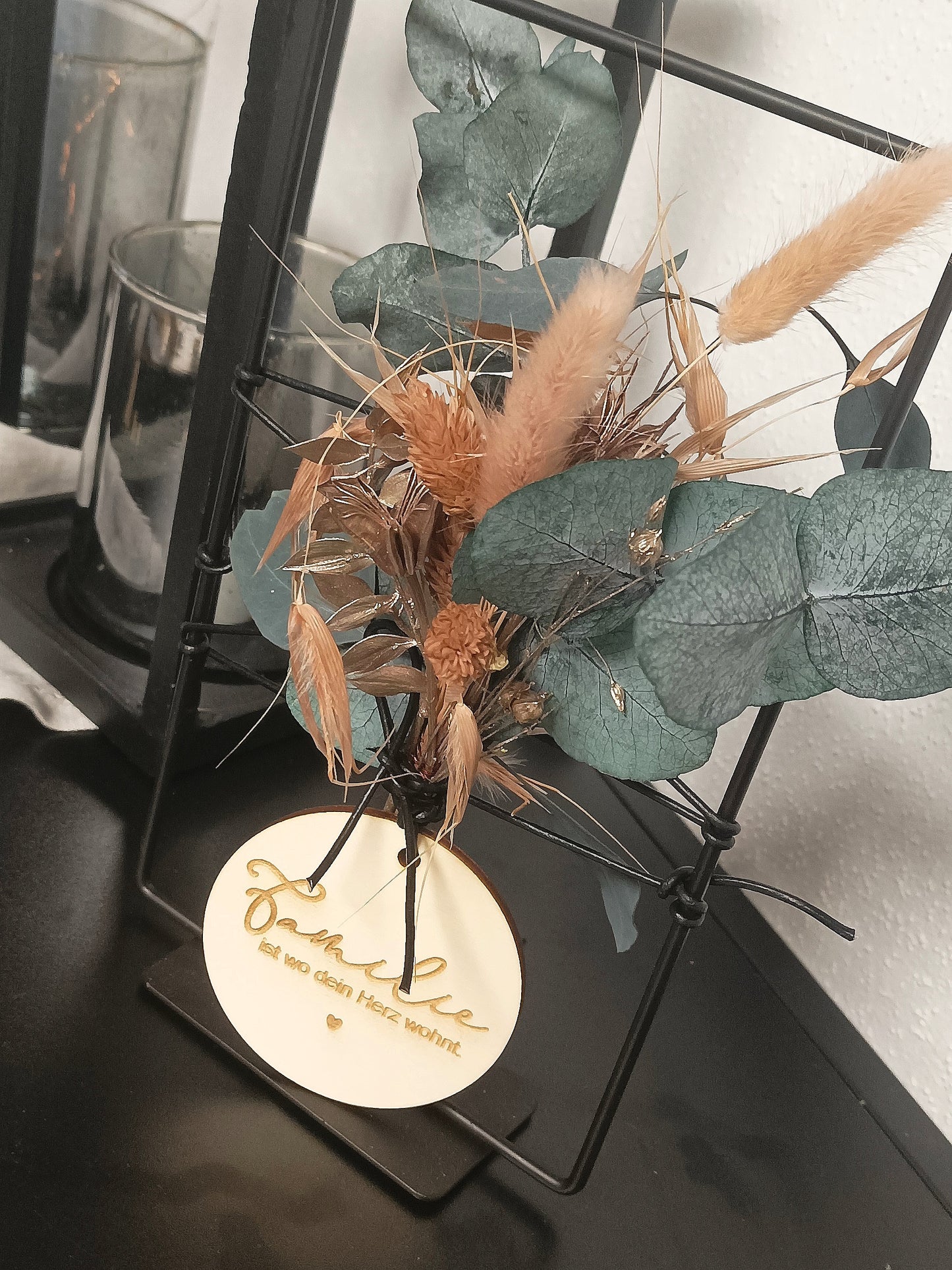 Scheibe - Familie ist wo dein Herz wohnt