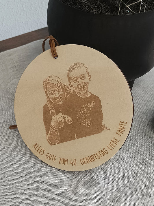 Scheibe - Fotogravur