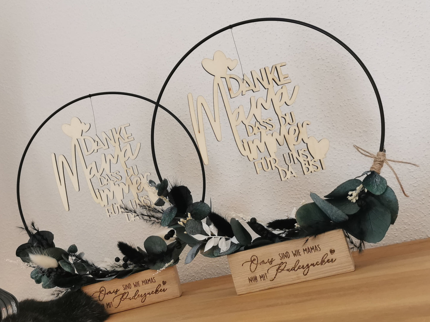 Holzspruch - Danke Mama