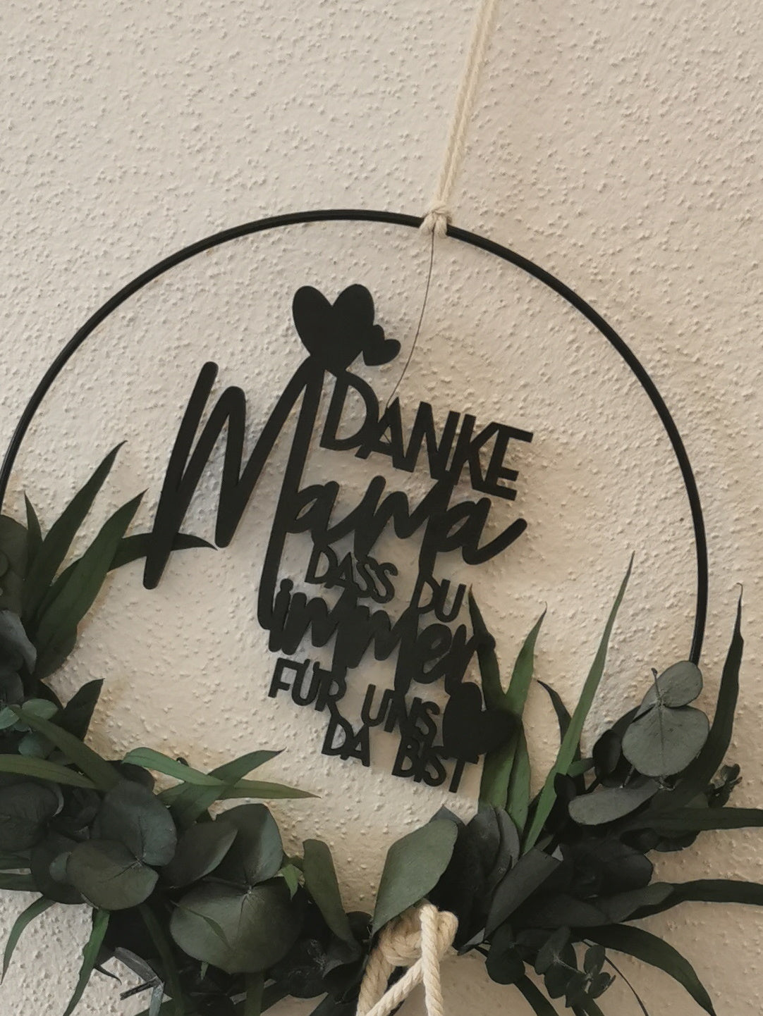 Holzspruch - Danke Mama