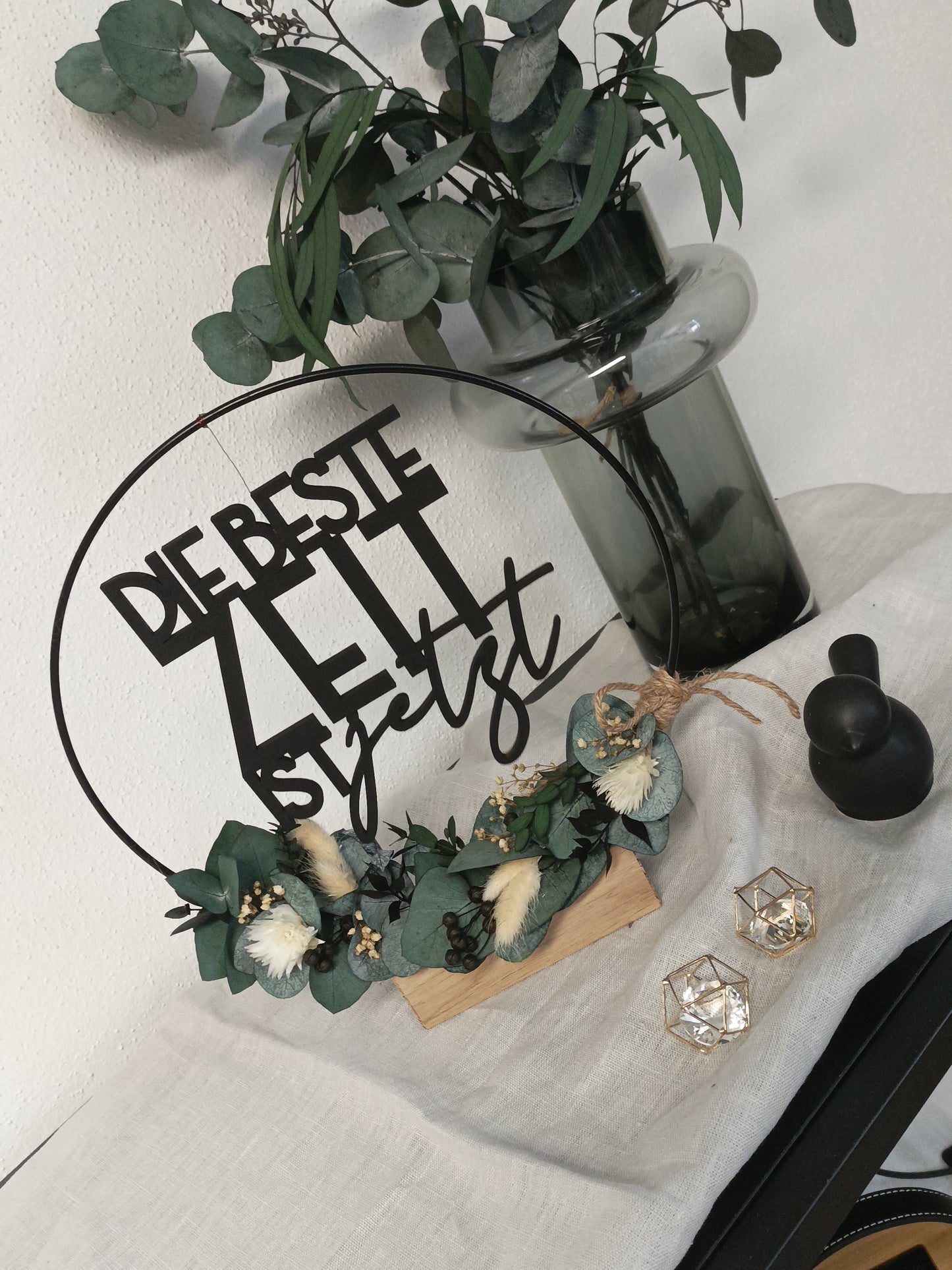 Holzspruch - Die beste Zeit ist jetzt