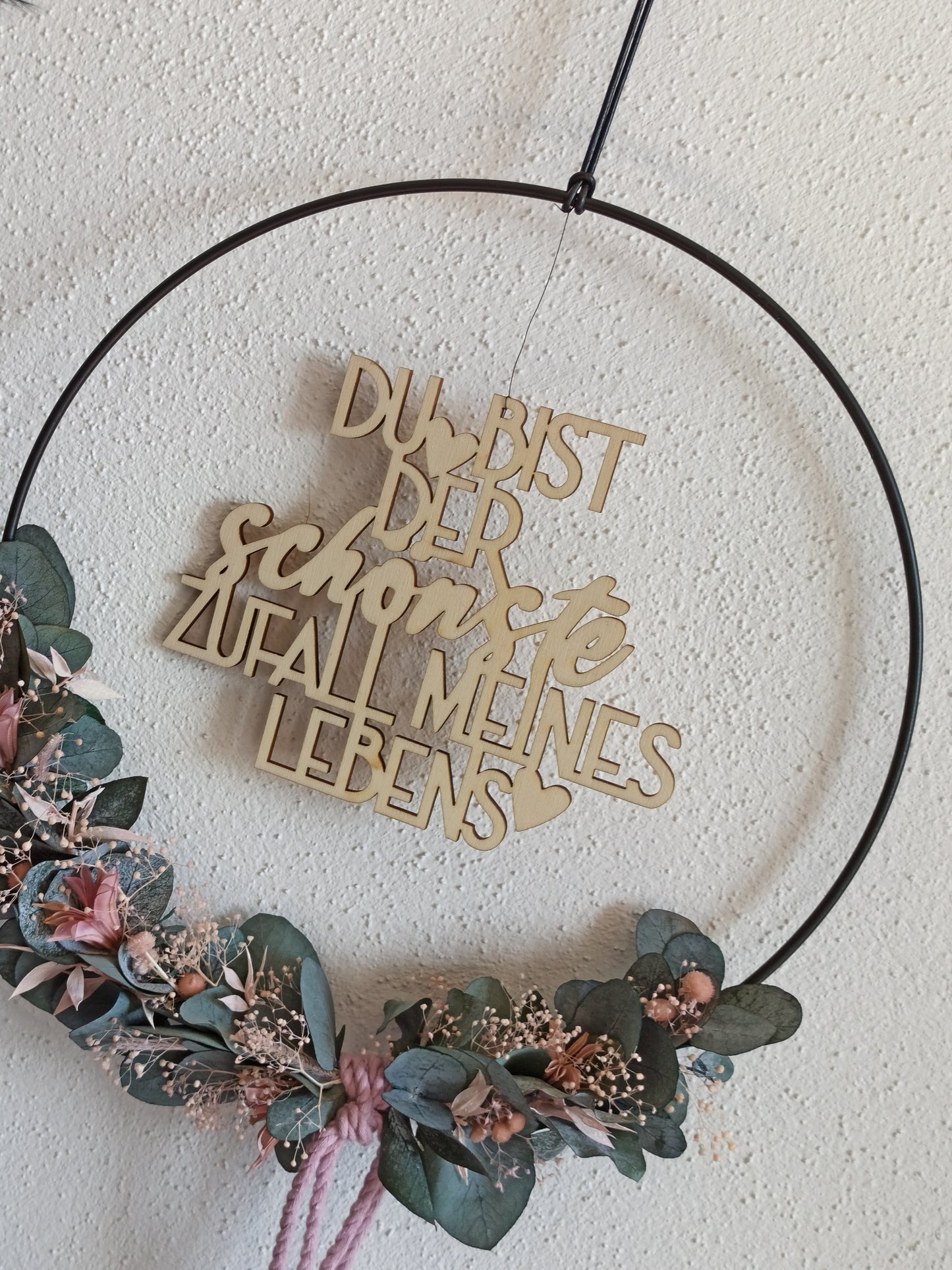 Holzspruch - Du bist der schönste Zufall meines Lebens