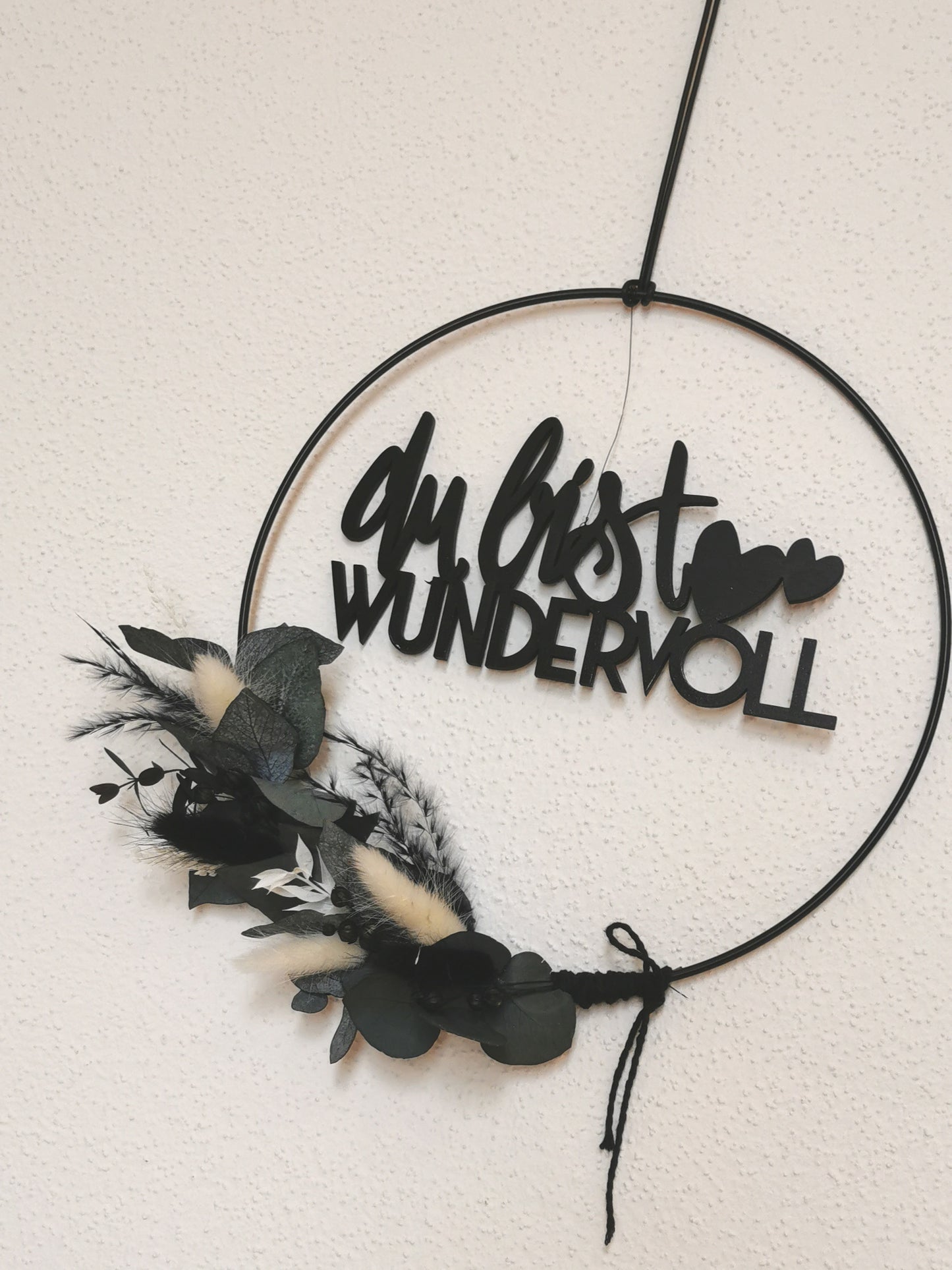 Holzspruch - Du bist wundervoll