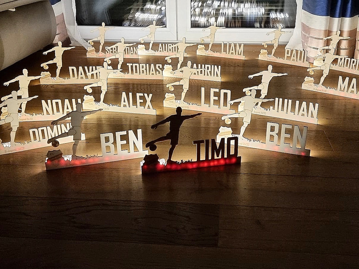 Wandbild - Fußballer