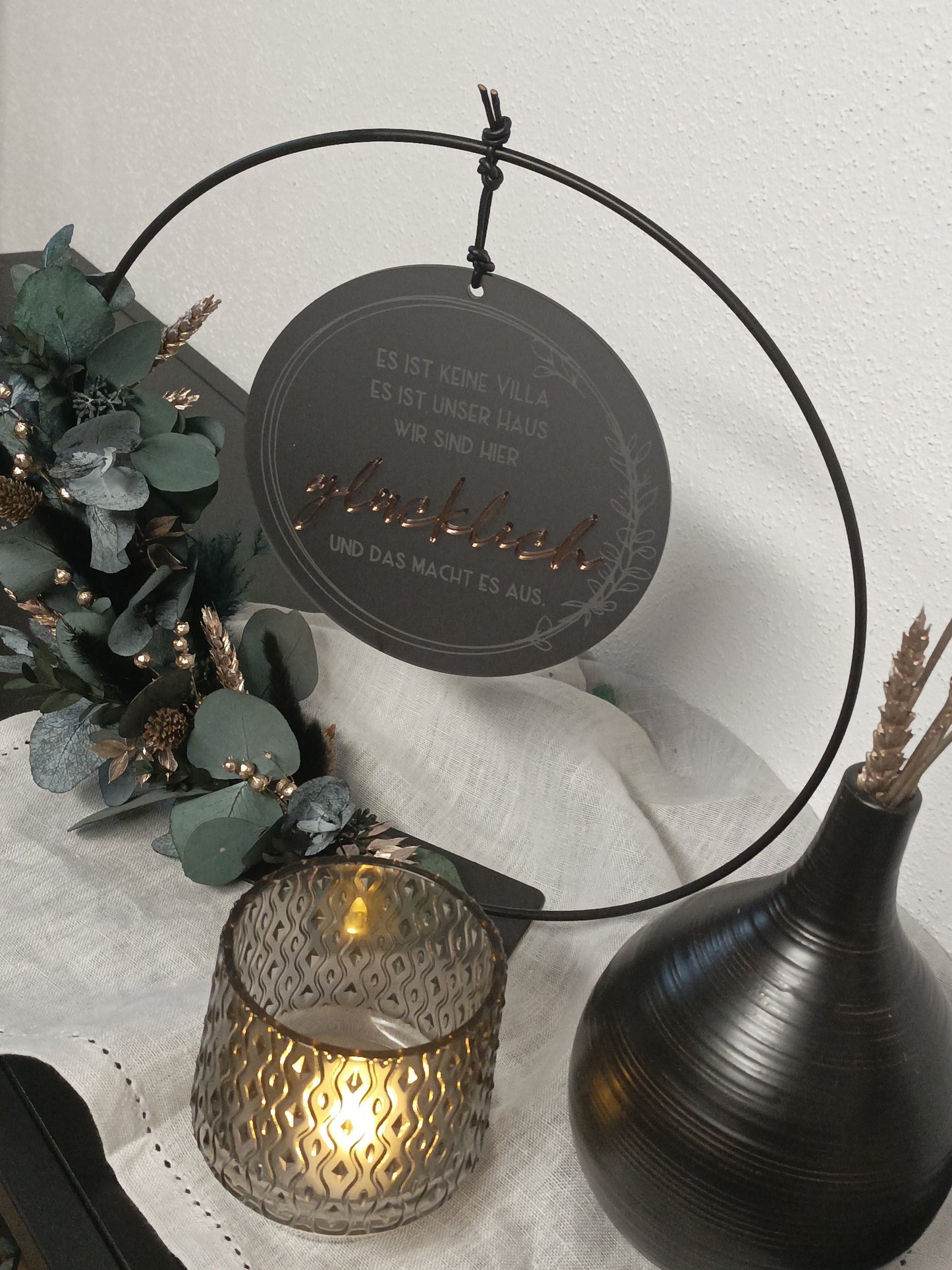 Scheibe 3D - Es ist keine Villa es ist nur ein Haus