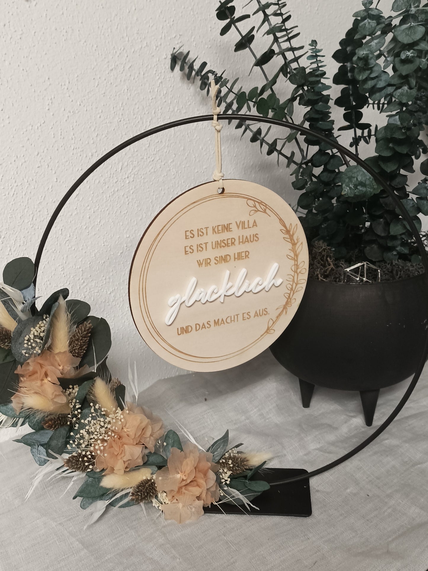 Scheibe 3D - Es ist keine Villa es ist nur ein Haus