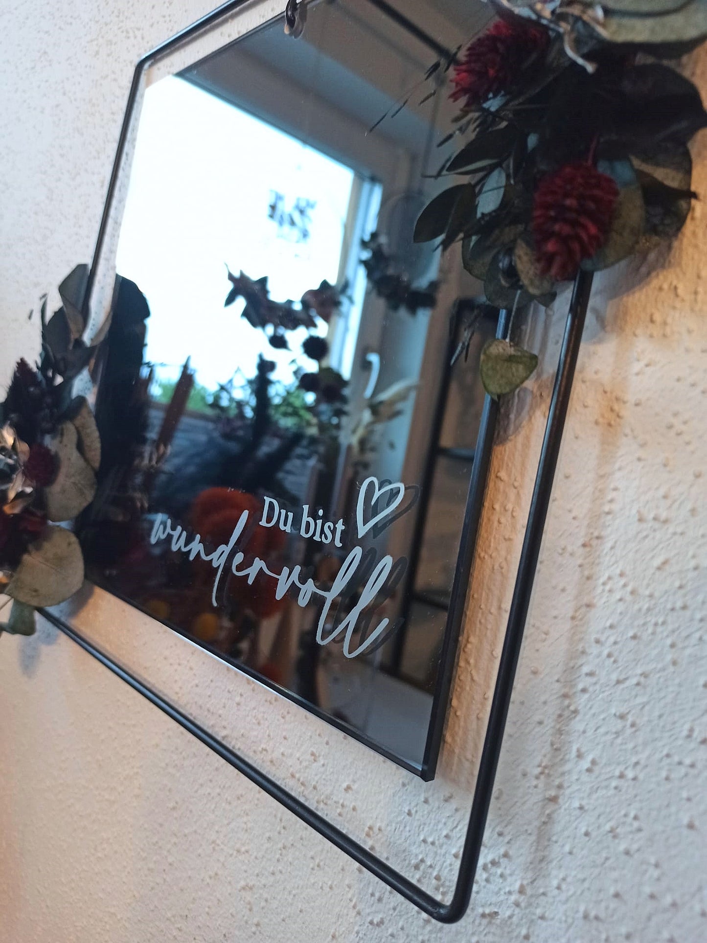 Spiegel rechteckig - Du bist wundervoll