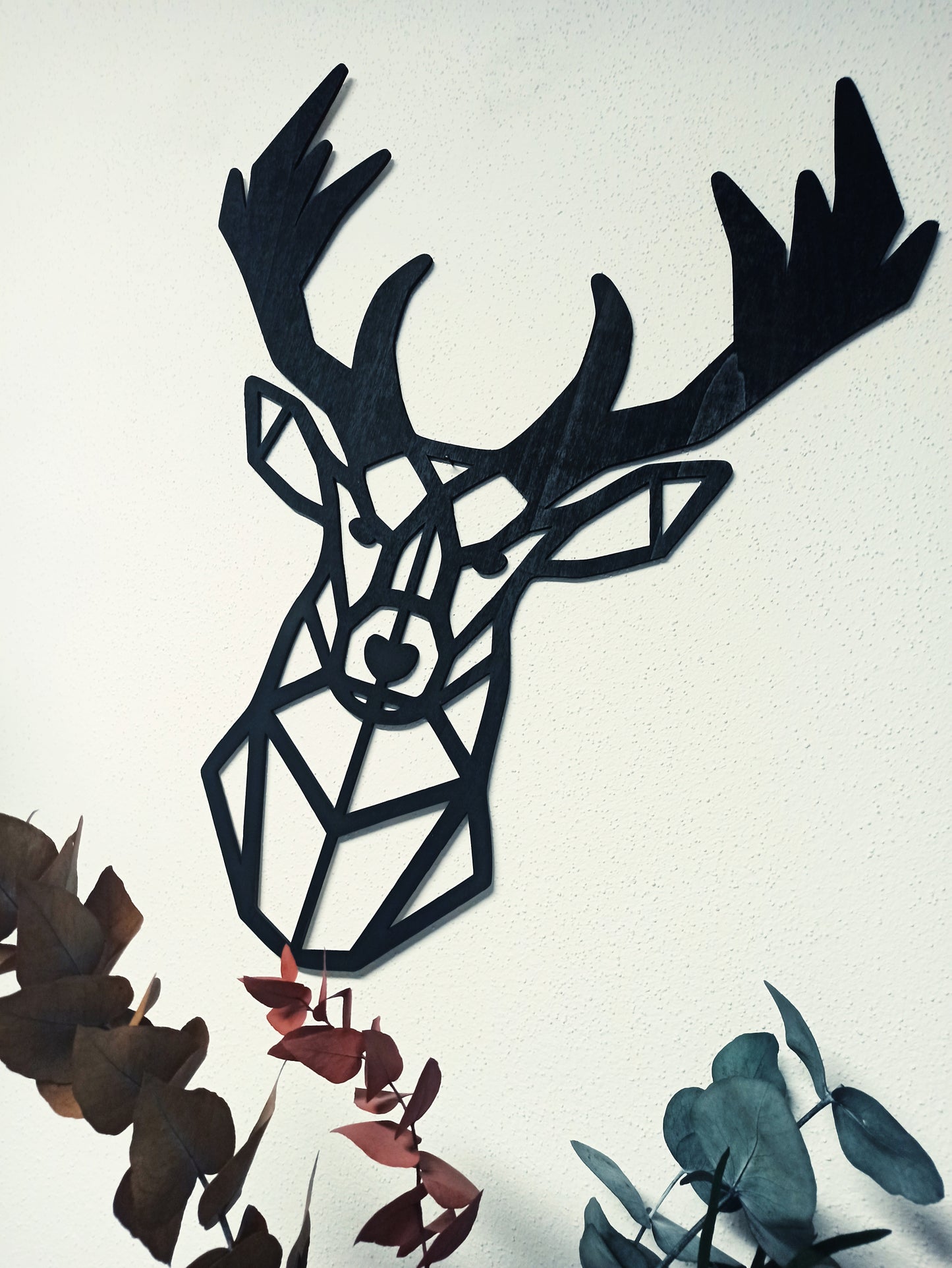 Wandbild - Hirschkopf 2.0