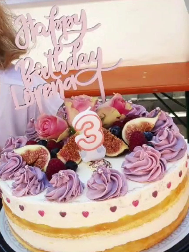 Caketopper Geburtstag - Happy Birthday