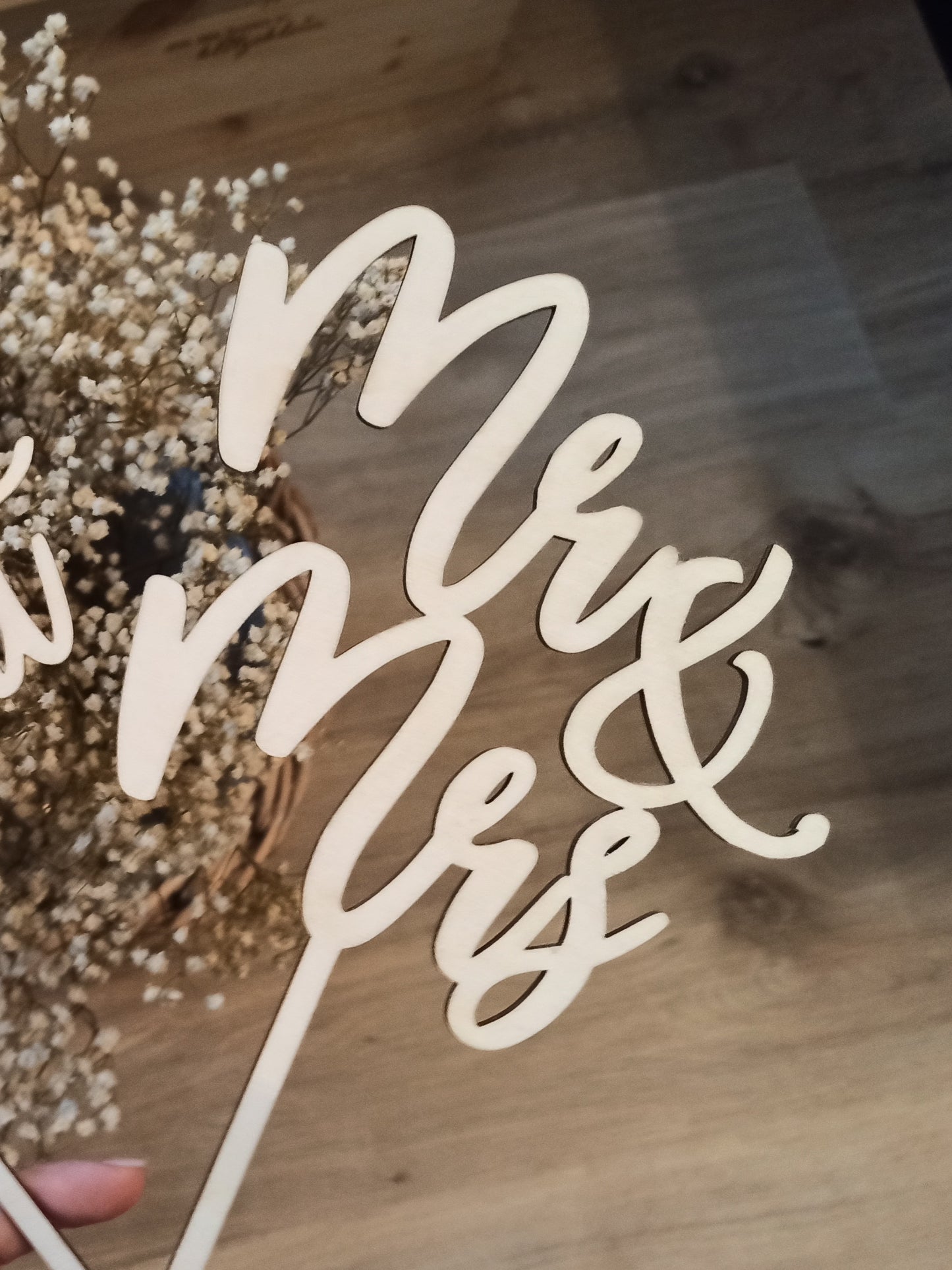 Caketopper Hochzeit - Mr. & Mrs.