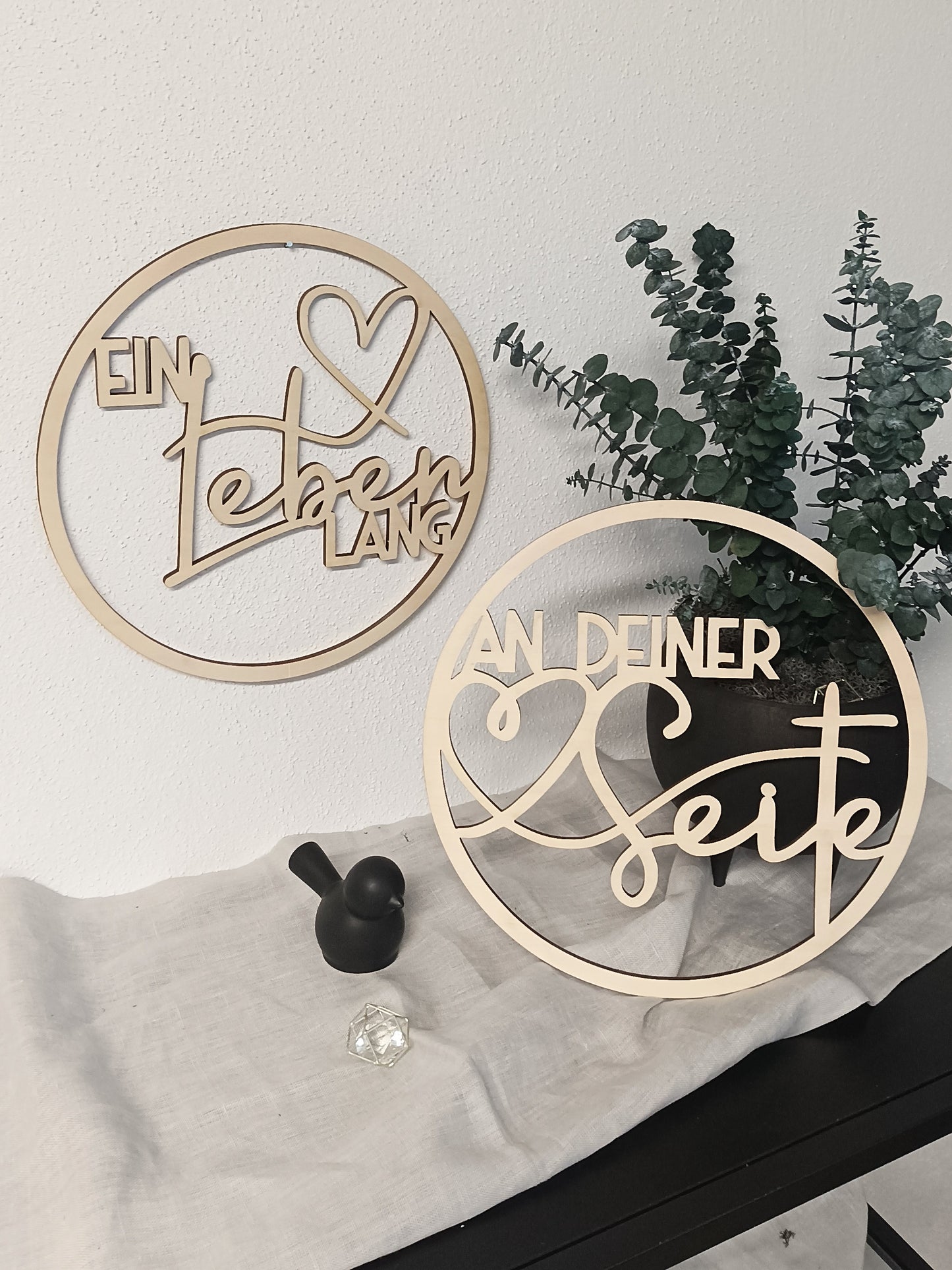 Floralhoop Türkranz - Hochzeit - Ein Leben lang an deiner Seite