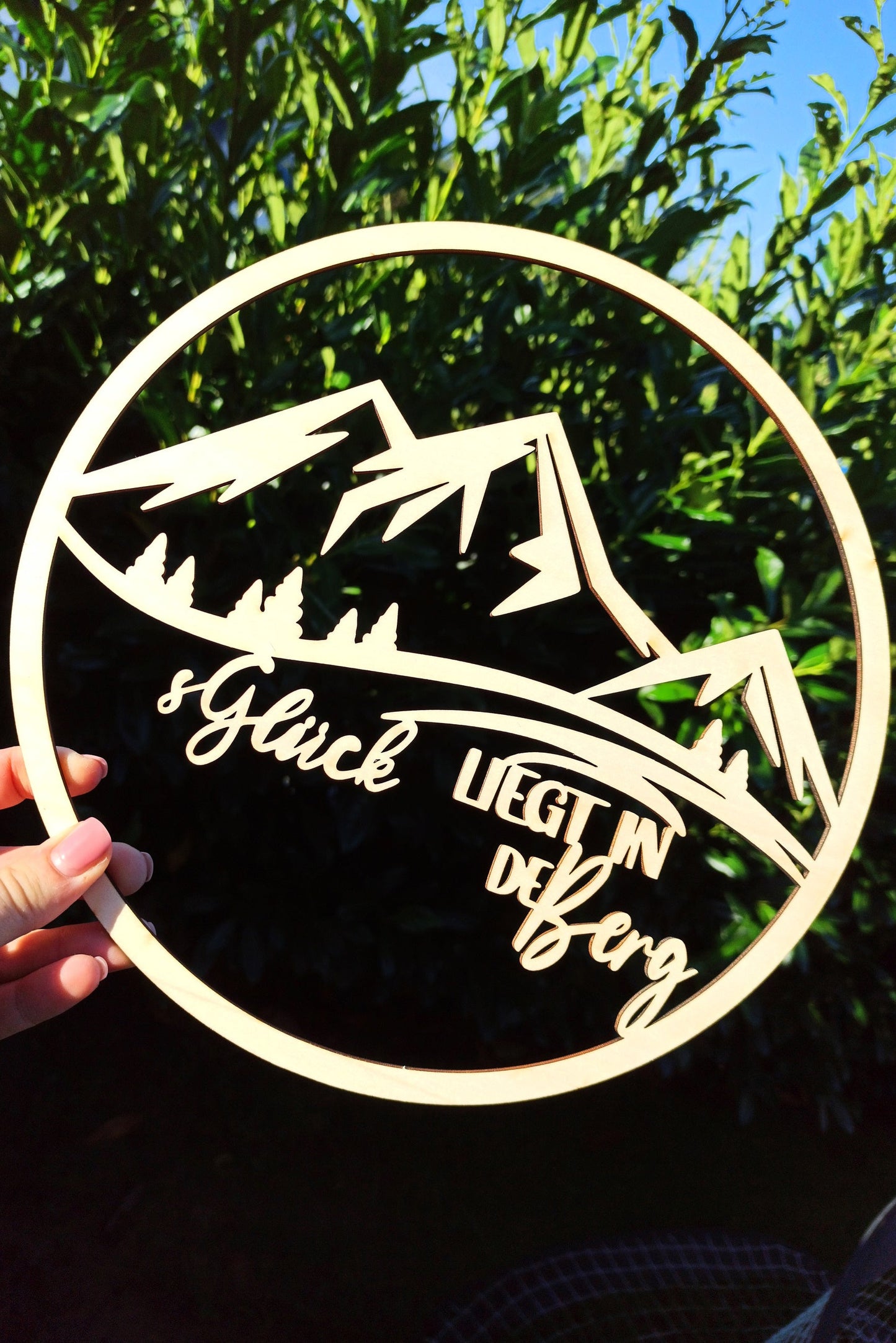 Floralhoop Türkranz - sGlück liegt in de Berg