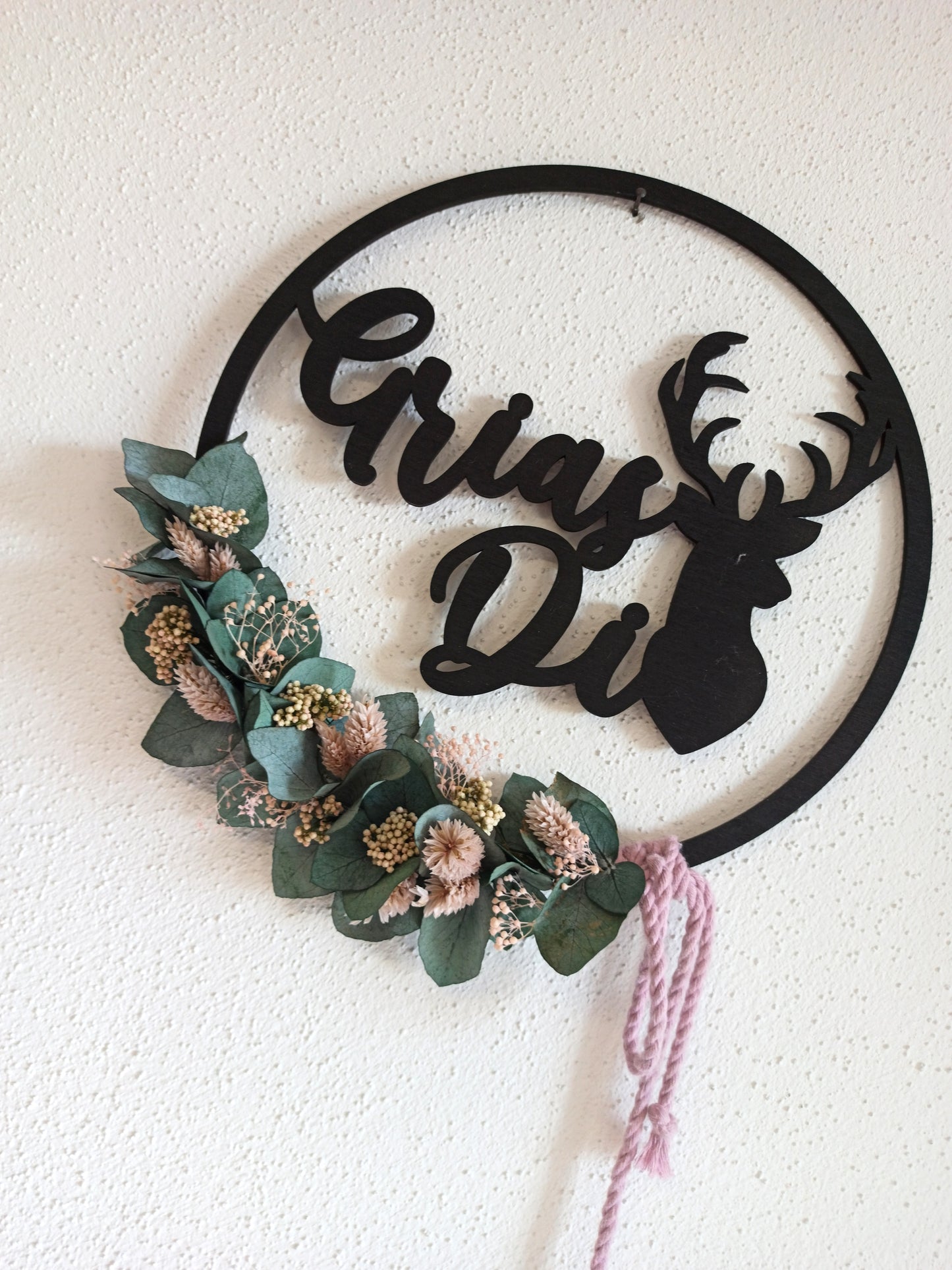 Floralhoop Türkranz - Grias di mit Hirsch