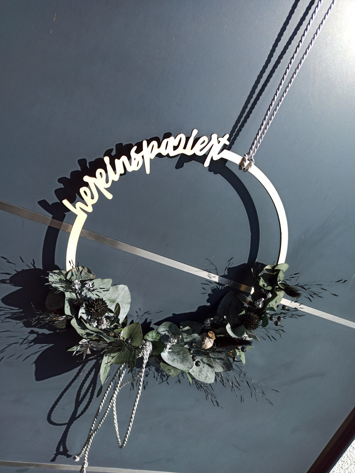 Floralhoop Türkranz - Hereinspaziert - außen