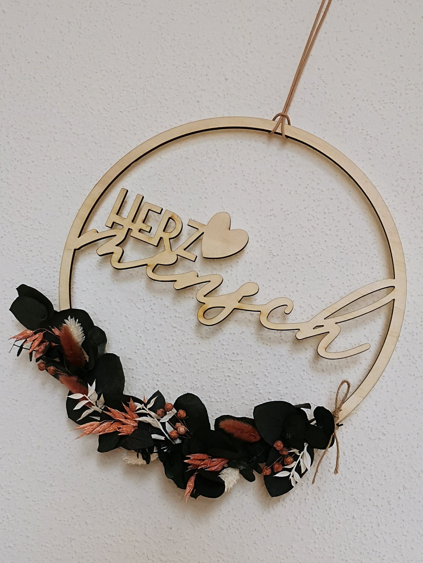 Floralhoop Türkranz - Herzmensch