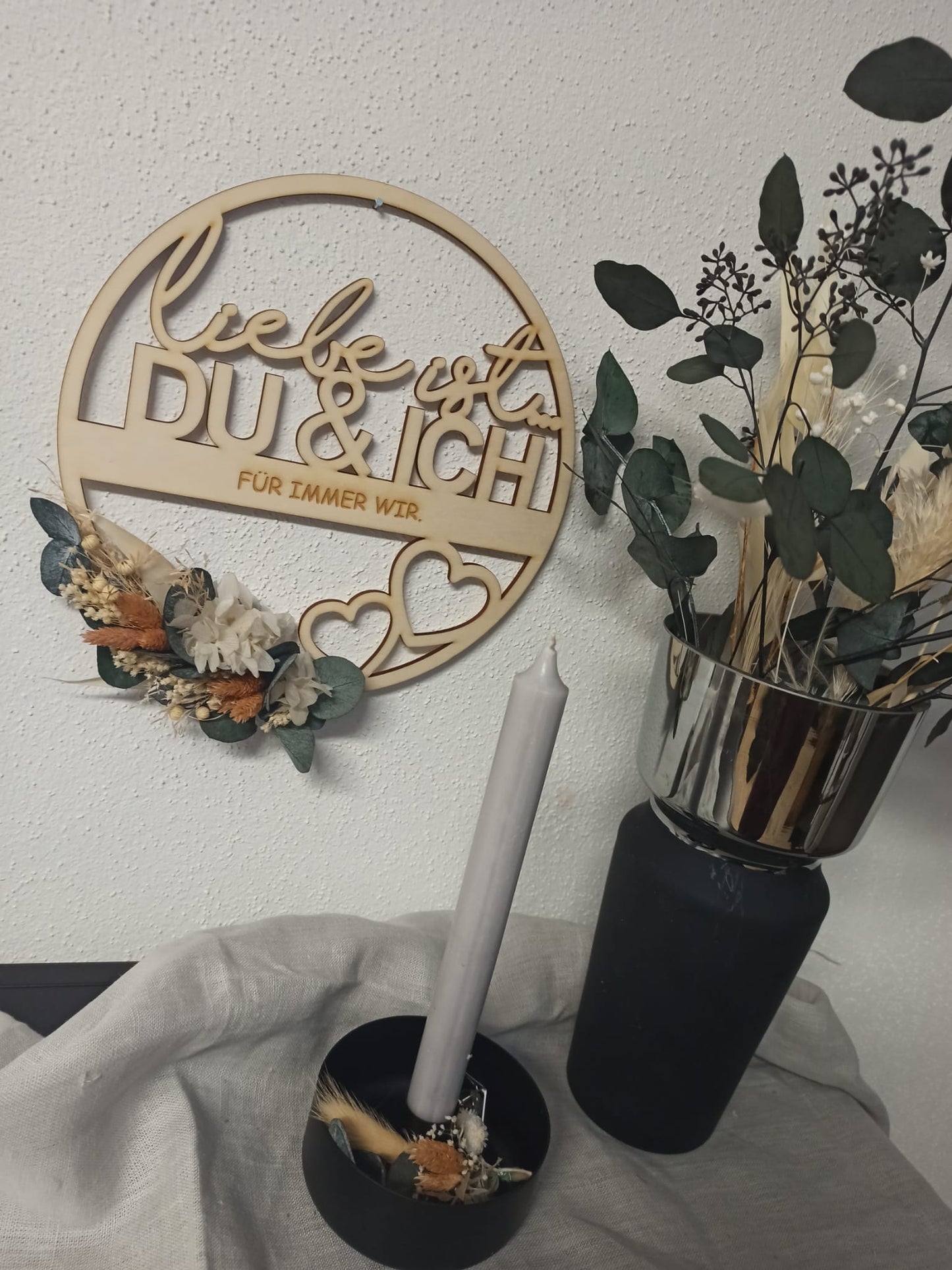 Floralhoop Türkranz - Liebe ist Du & ich