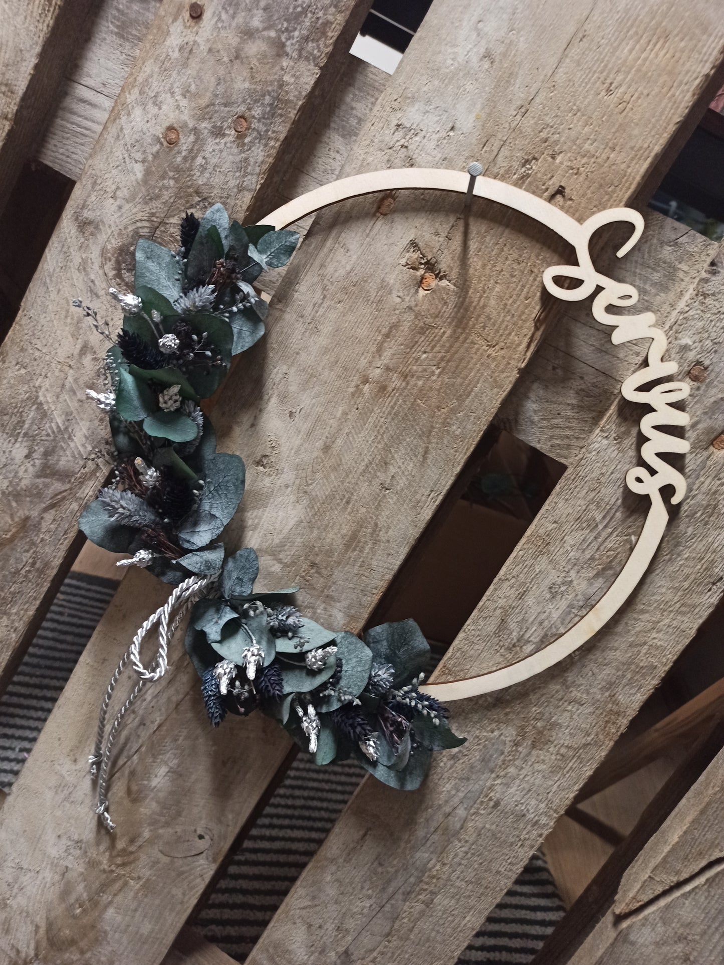 Floralhoop Türkranz - Servus - außen