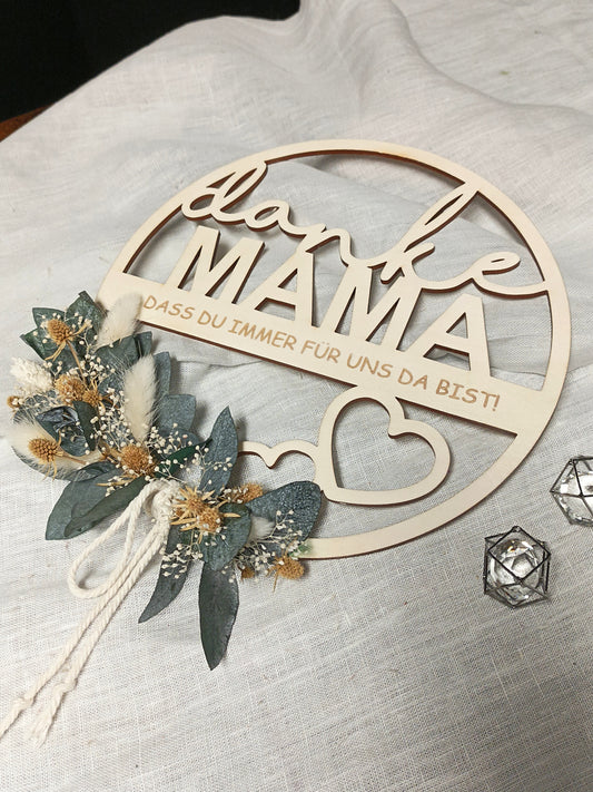 Floralhoop Türkranz - Danke Mama