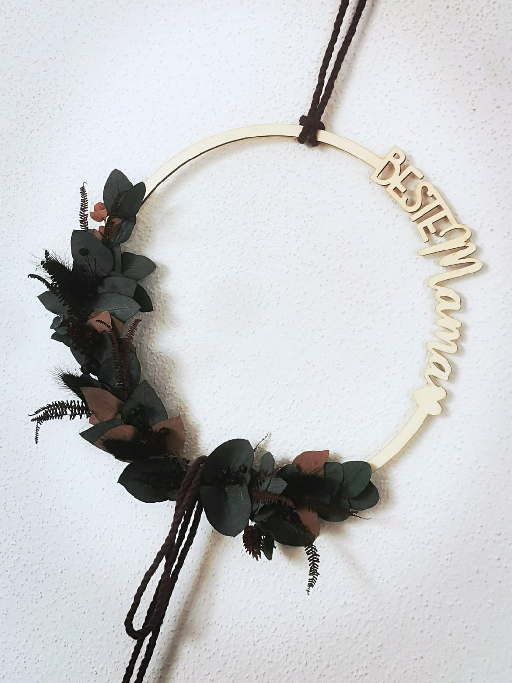 Floralhoop Türkranz - Beste Mama - außen