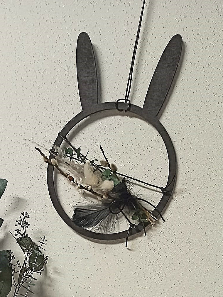 Floralhoop Türkranz - Osterring mit Hasenohren