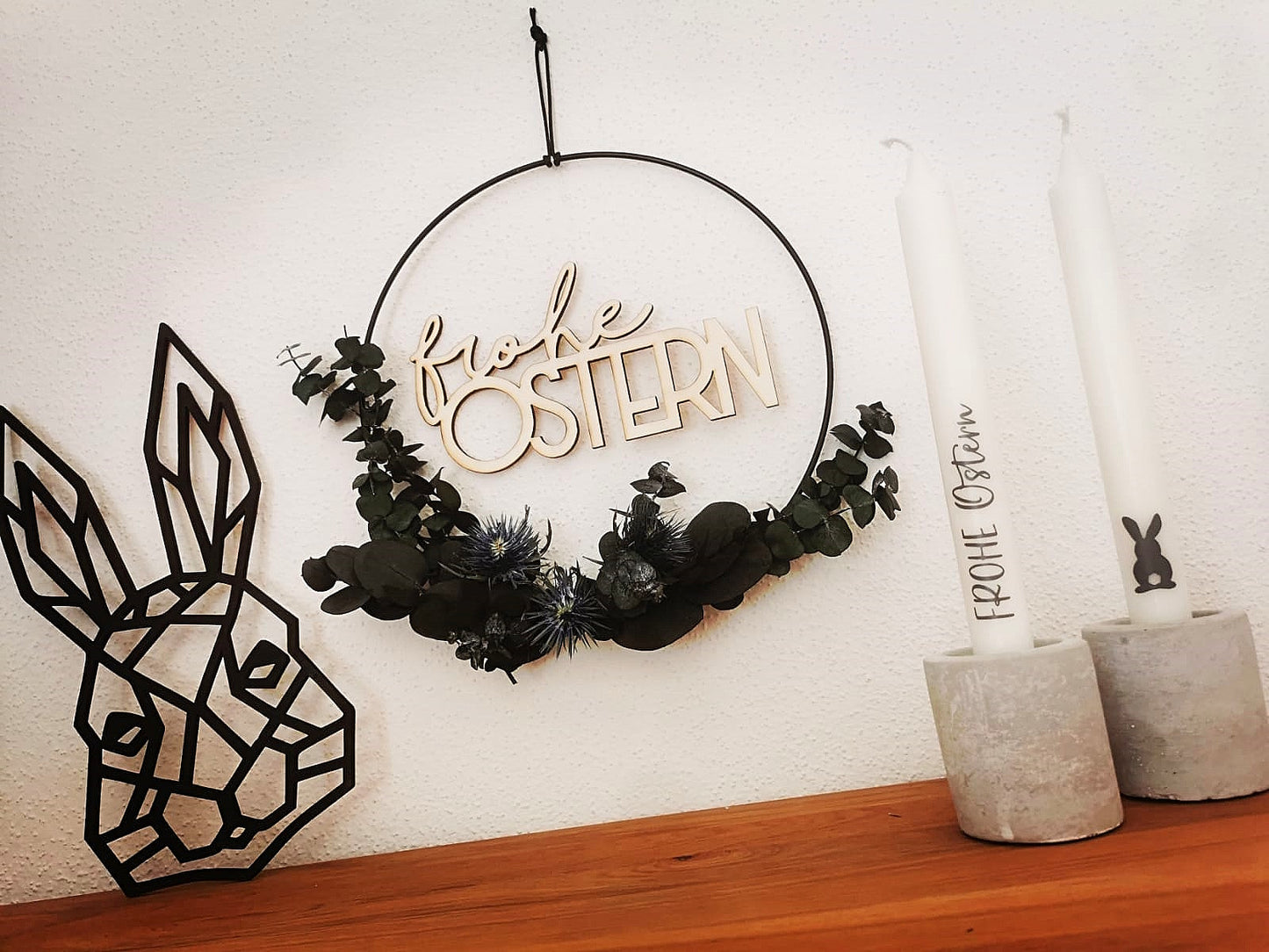 Holzspruch - Frohe Ostern