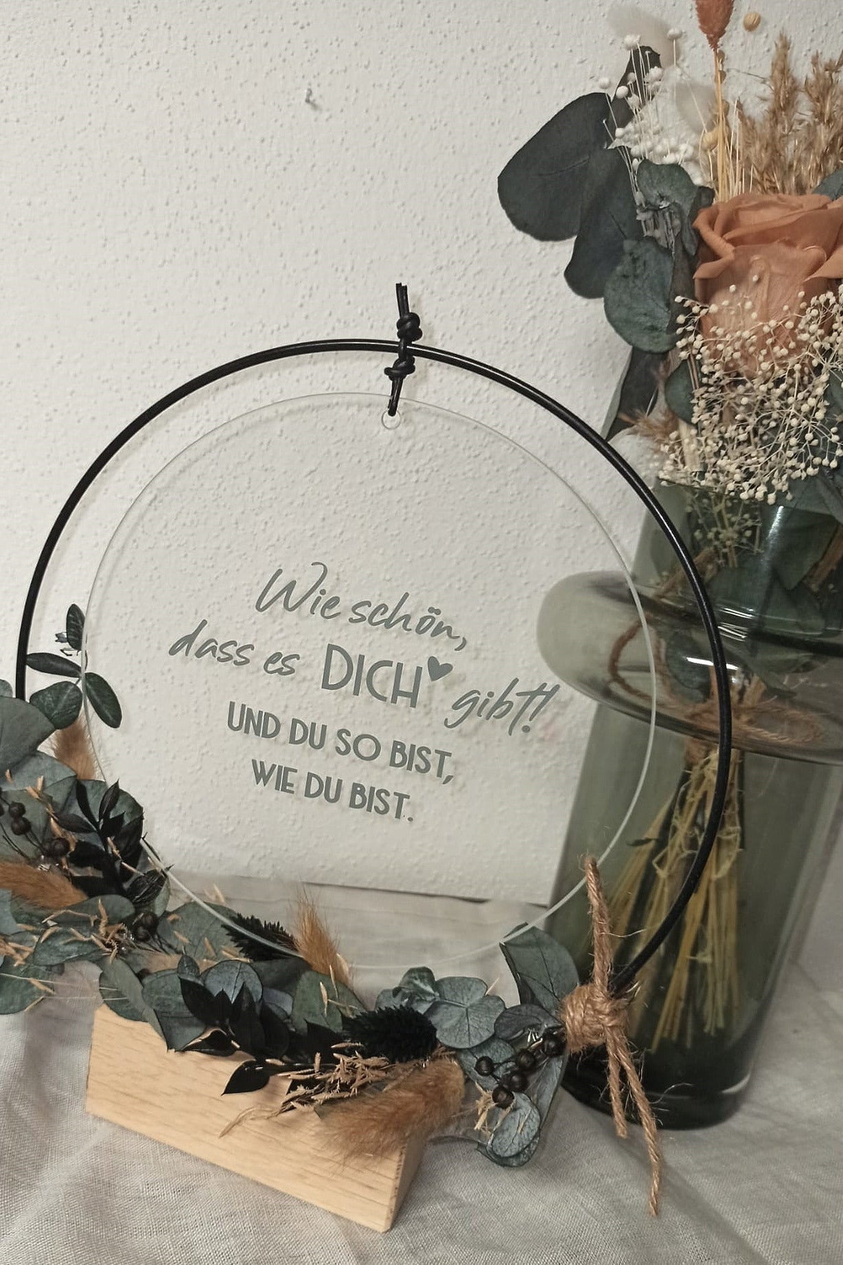 Glasscheibe - Wie schön dass es dich gibt