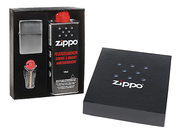 Zippo chrom gebürstet