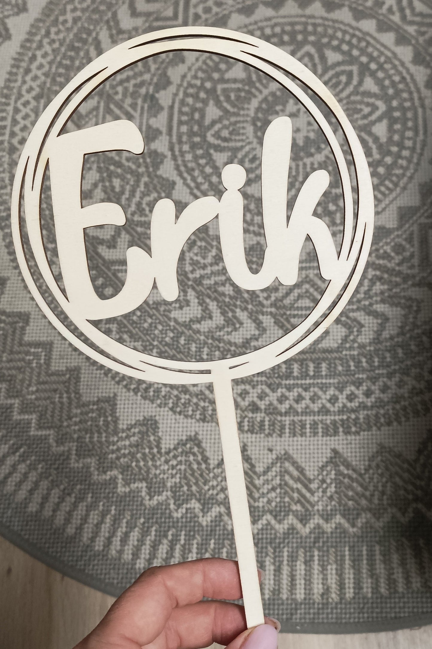 Caketopper - Kreise personalisiert