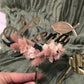 Caketopper - Name mit Trockenblumen