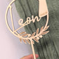 Caketopper Kommunion - Kreuz mit Name