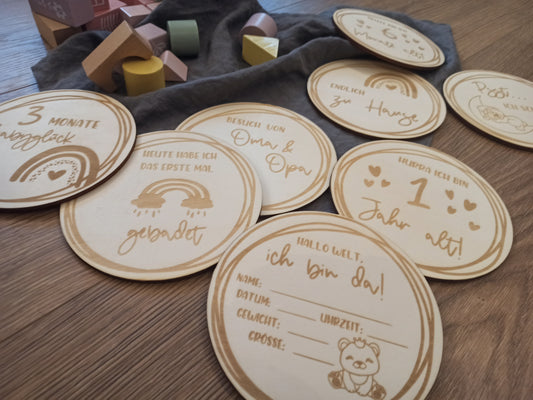 Meilensteinkarten Mein erstes Jahr