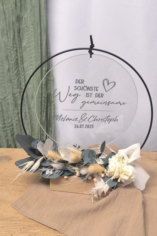 Glasscheibe - Der schönste Weg ist der gemeinsame