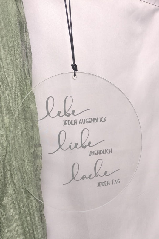 Glasscheibe - Lebe Liebe Lache