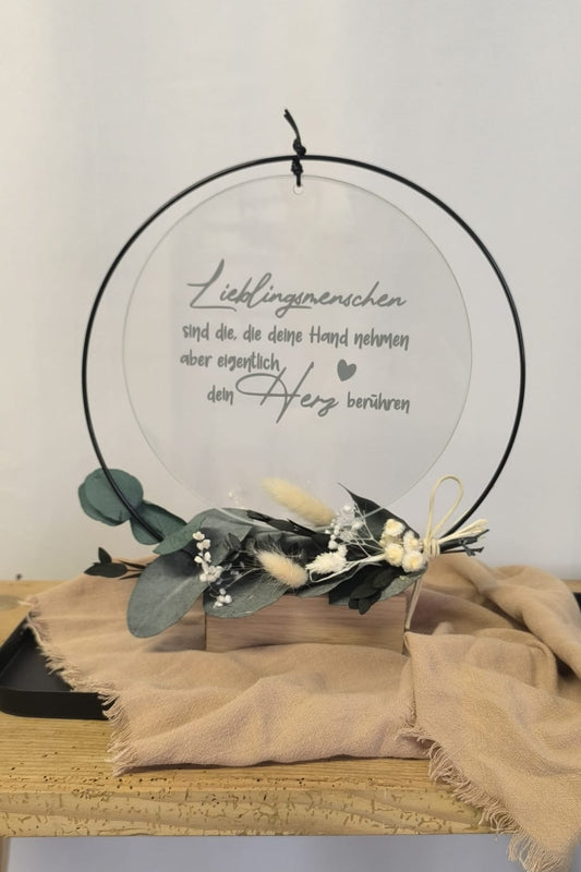 Glasscheibe - Lieblingsmenschen