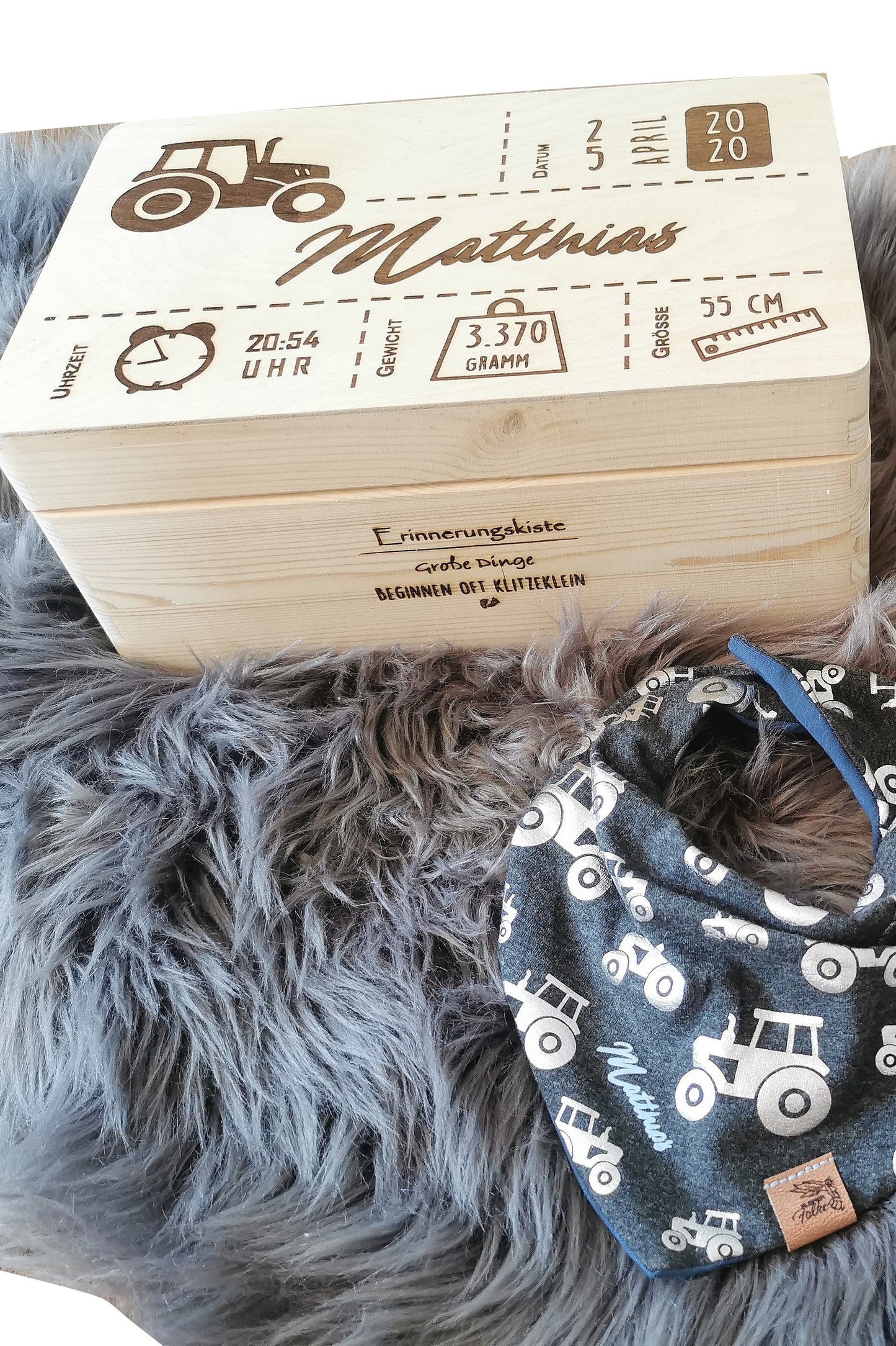 Erinnerungskiste - Fahrzeuge mit Geburtsdaten