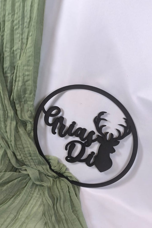 Floralhoop Türkranz - Grias di mit Hirsch