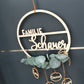 Floralhoop Türkranz - Familienname innen