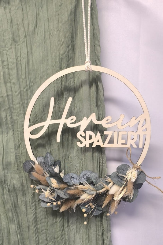 Floralhoop Türkranz - Hereinspaziert - innen