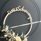 Floralhoop Türkranz - Familienname außen