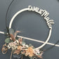Floralhoop Türkranz - Familienname außen