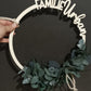 Floralhoop Türkranz - Familienname außen