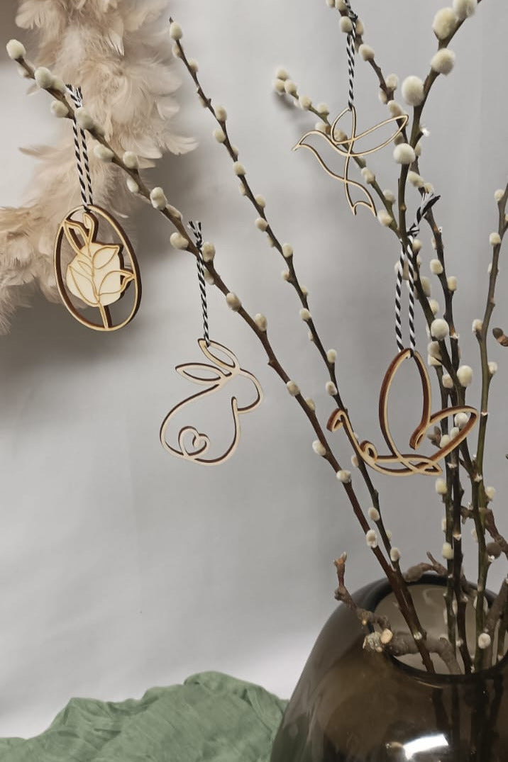 Osteranhänger Set 1 Frühling