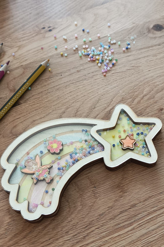 Schüttelbild Bastelset - Sternschnuppe | Fee