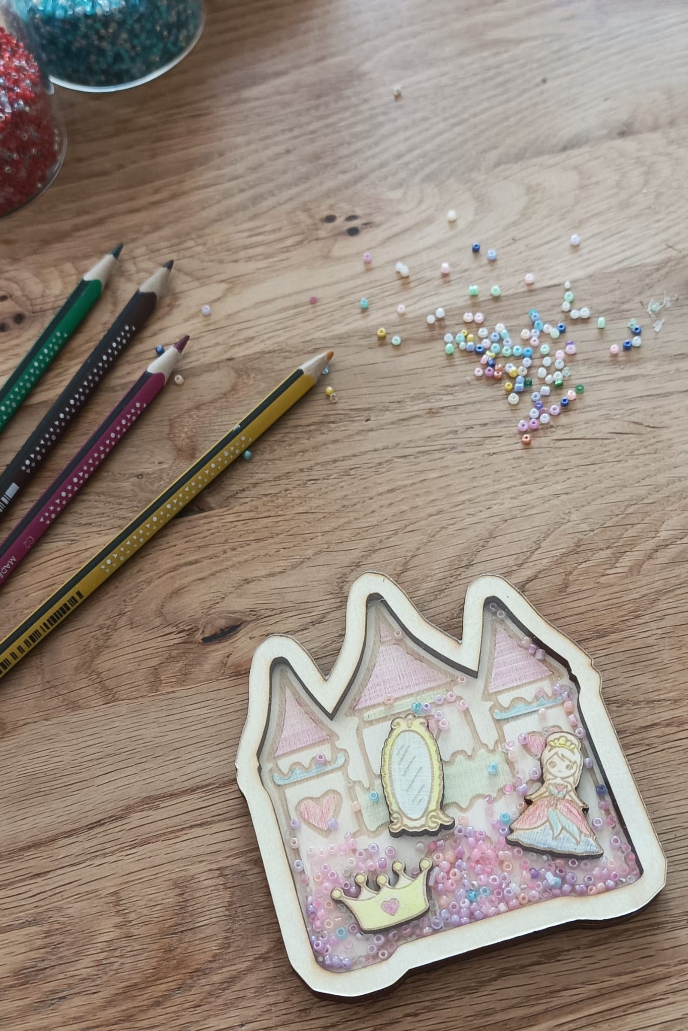 Schüttelbild Bastelset - Schloss | Prinzessin