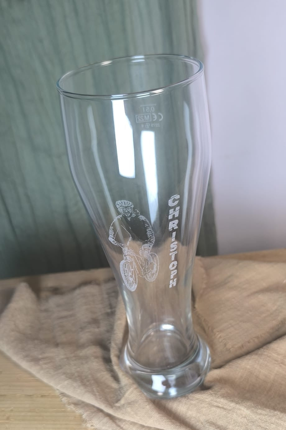 Weizenglas - Fotogravur