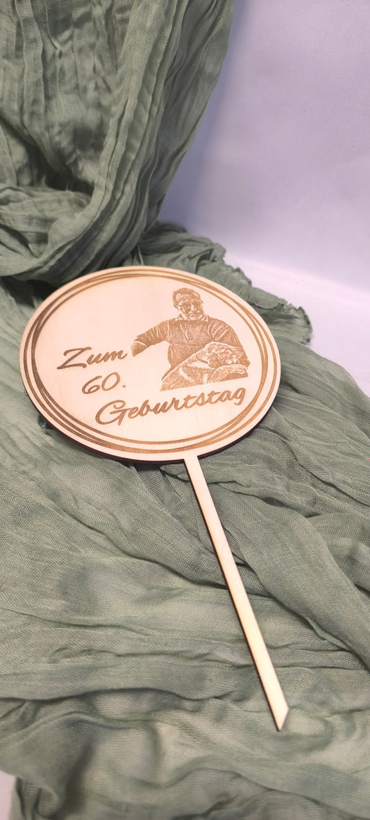 Caketopper - Fotogravur