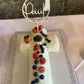 Caketopper Kommunion - Kreuz mit Name