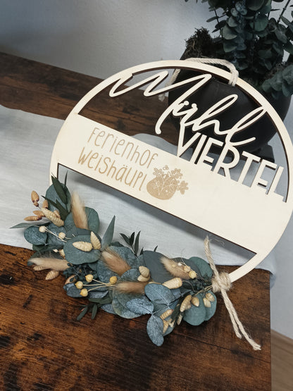 Floralhoop Türkranz - Wunschmotiv